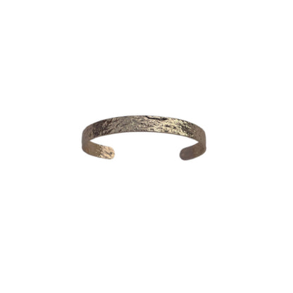 Ava Golden Solid Cuff Bracelet